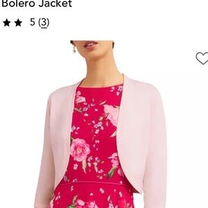 Hobbs of London Chic Light Pink Bolero Shrug